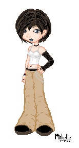 first try at pixel art by FoxyRoxy