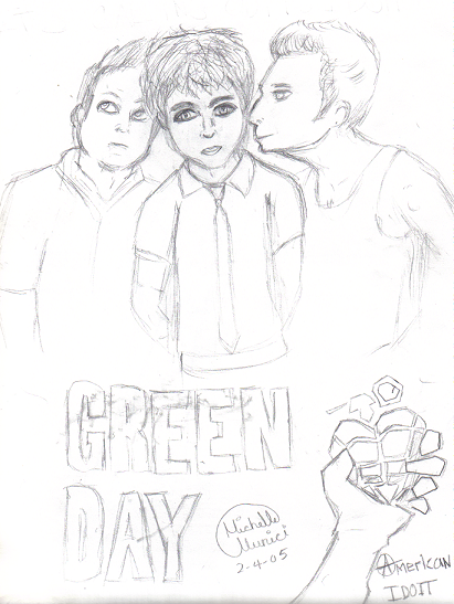 Pic of Green Day!! by FoxyRoxy