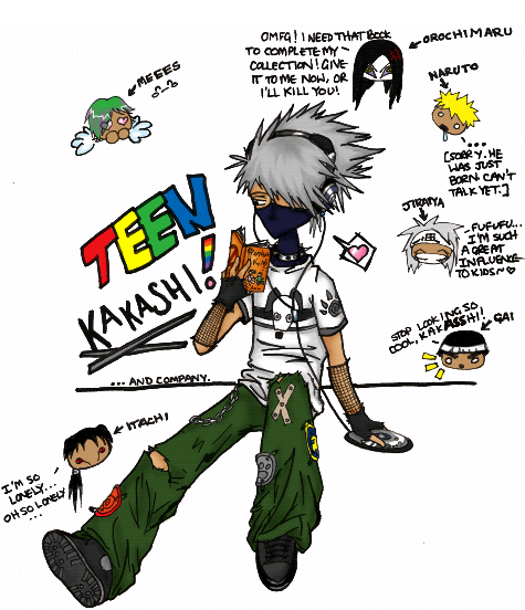 Teen Kakashi ... and company. by Foxy_24