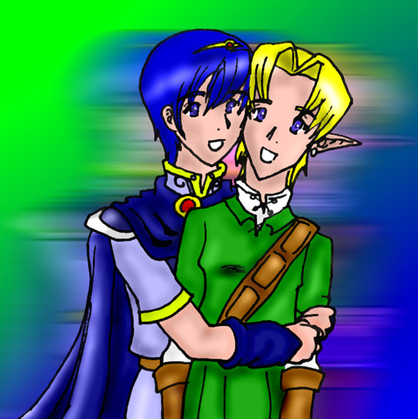Marth and Link by Foxy_Tai