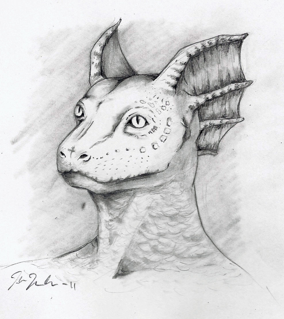 Argonian by Frenchflower