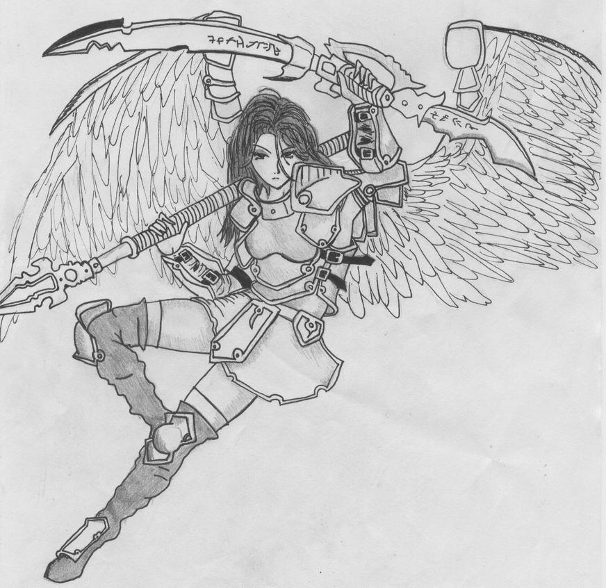 Warrior Angel by Fristo