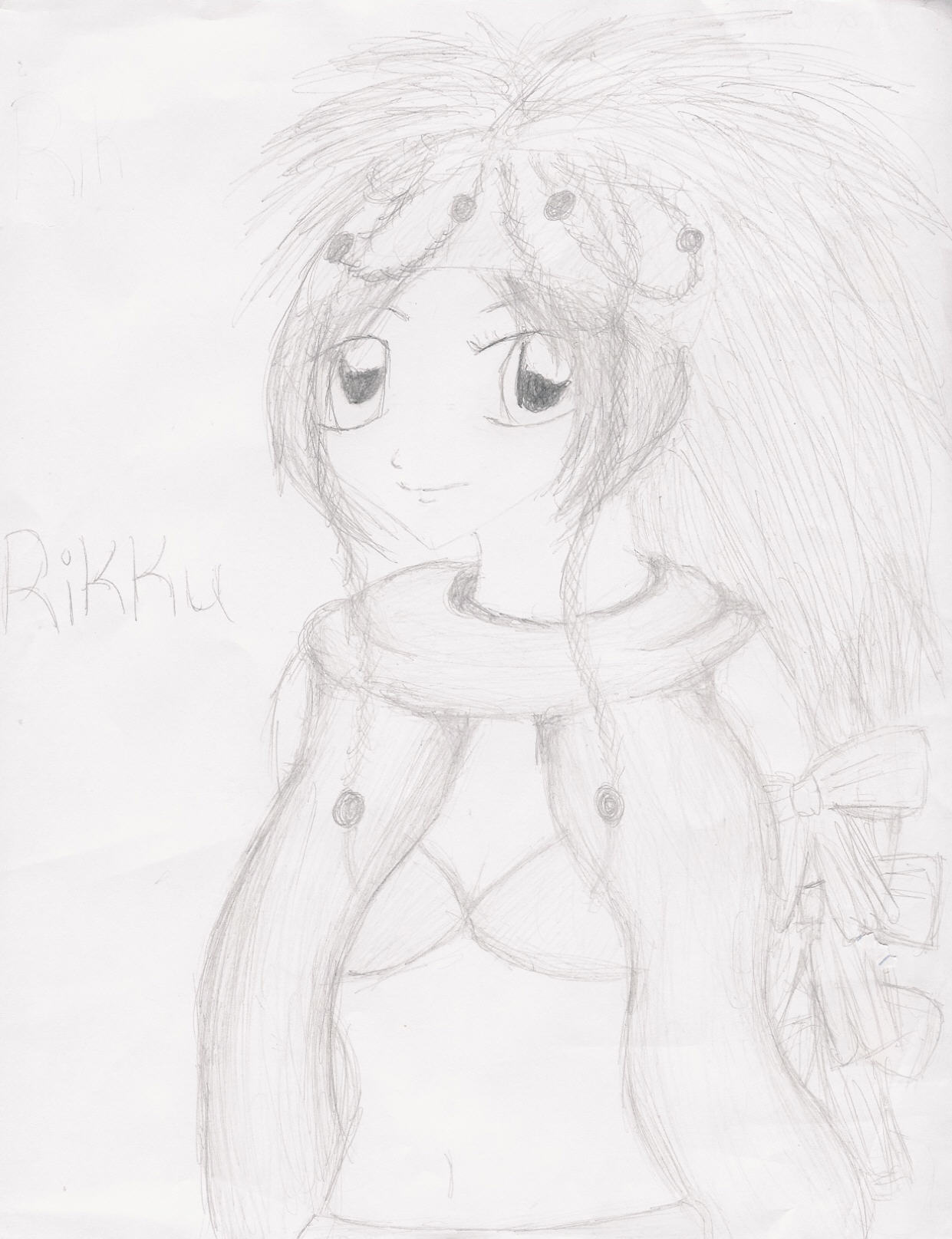 Rikku Sketch by FrodoRox