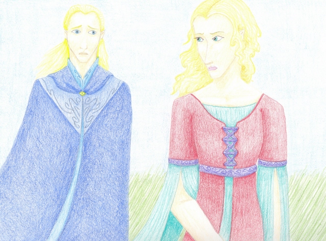 Finrod and Amarie by Frotu
