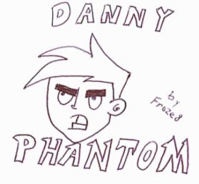 A danny phantom pic that was on a box by Froze8