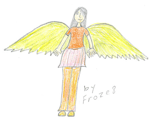 An angel by Froze8