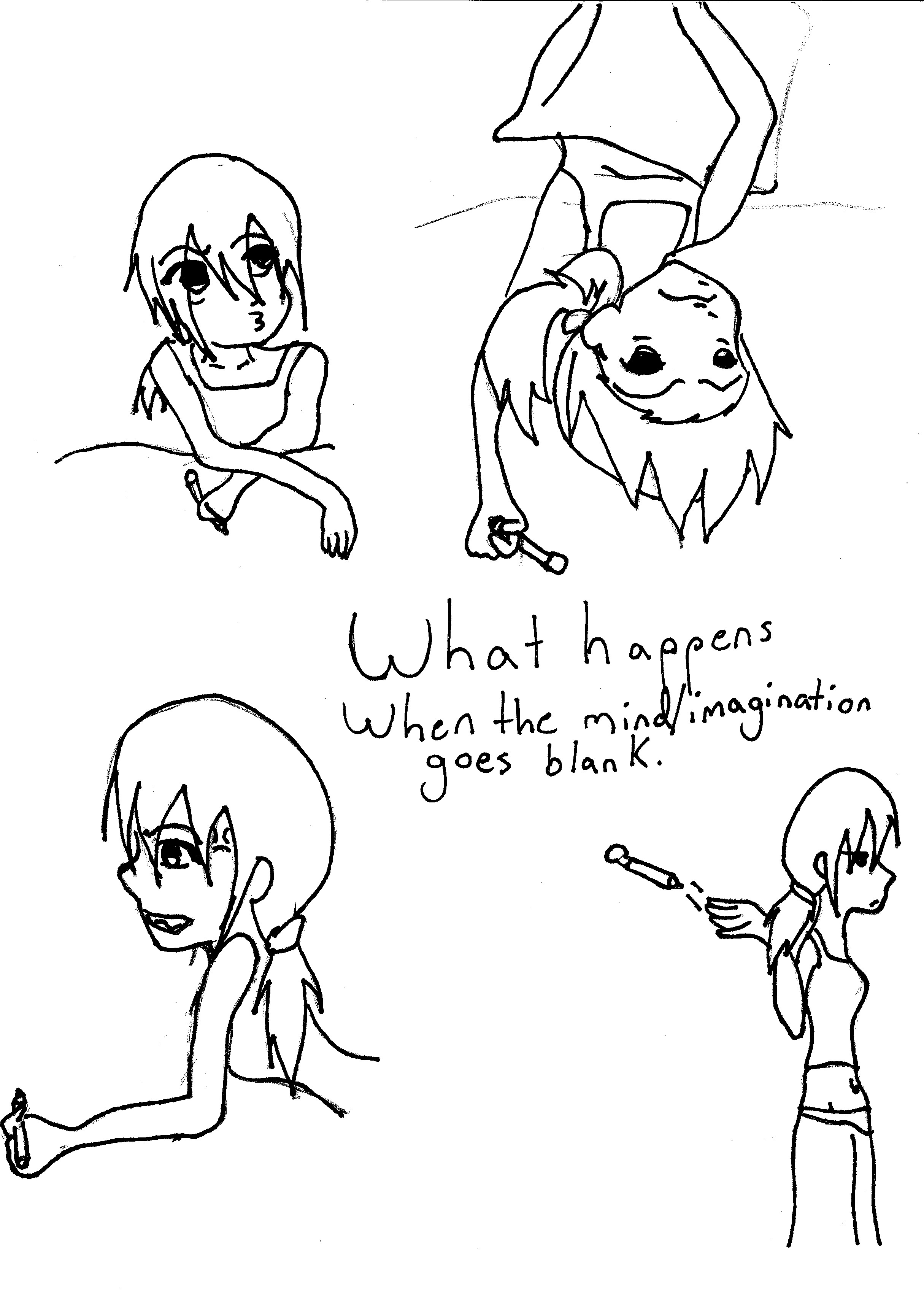 What happens when the mind/imagination goes blank by FrozenFire