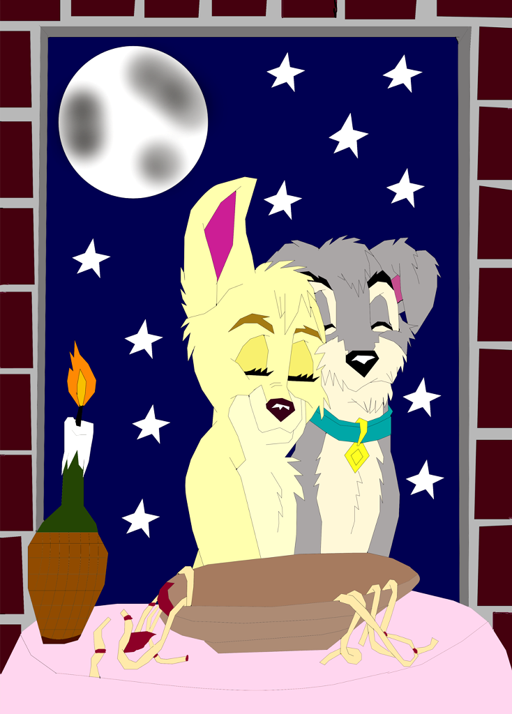 Angel And Scamp by FrozenPonyPrincess
