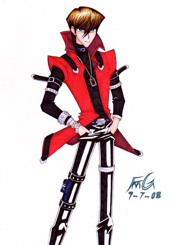 Red jacket Seto by FudgemintGuardian