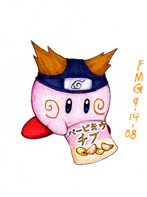 Choji Kirby by FudgemintGuardian
