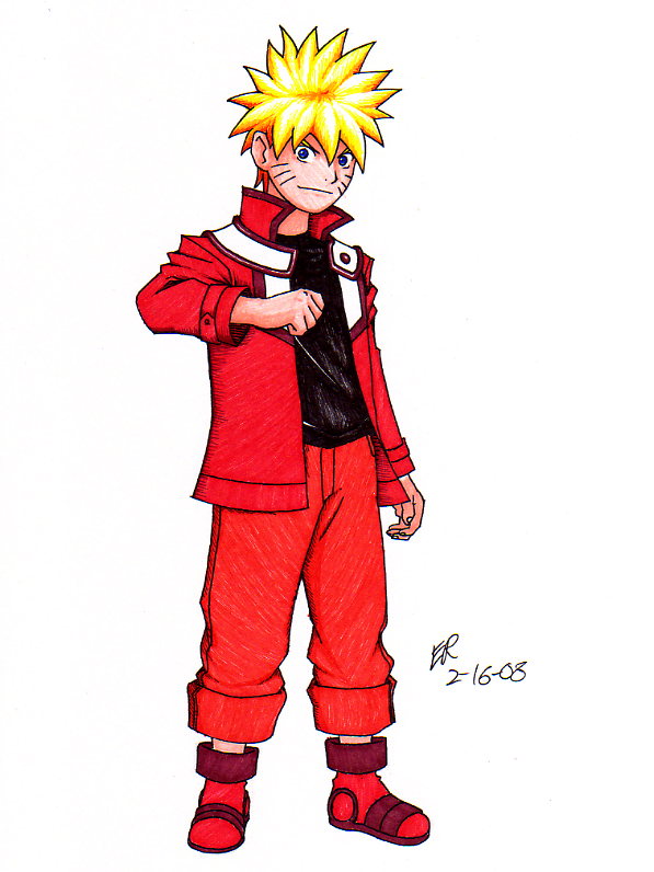 Slifer Red Naruto by FudgemintGuardian
