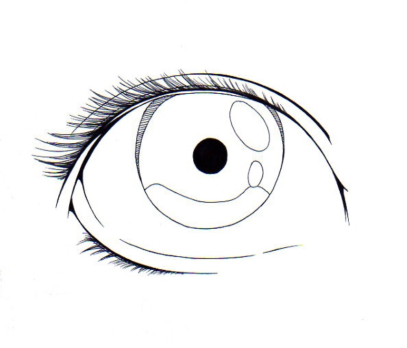 Manga Eye by FudgemintGuardian