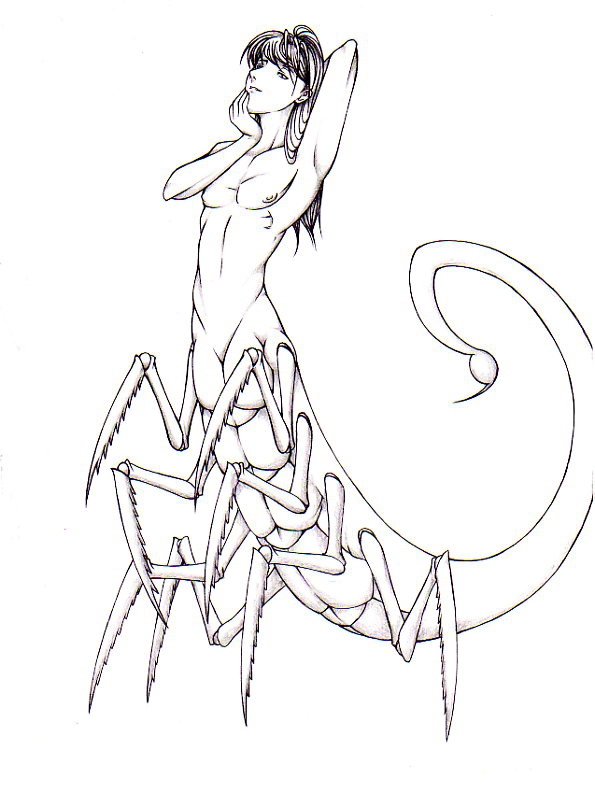 Scorpion Demon Guy by FudgemintGuardian