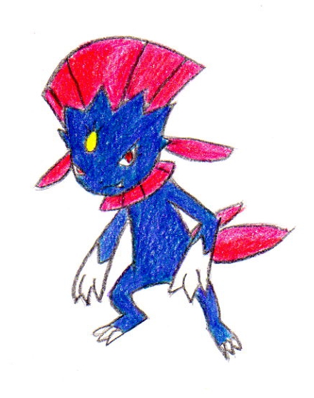 Weavile #461 by FudgemintGuardian