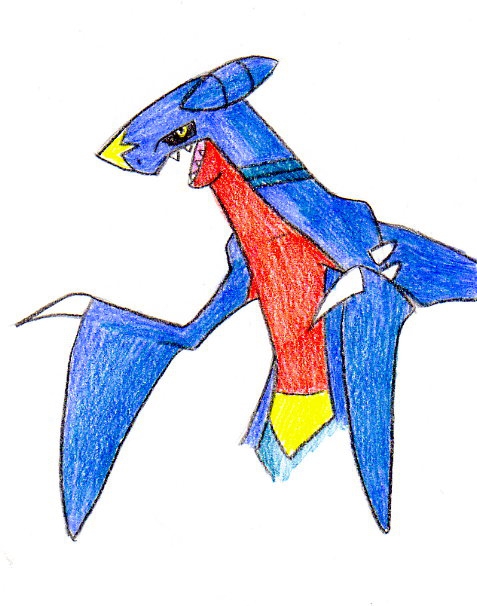 Garchomp #445 by FudgemintGuardian