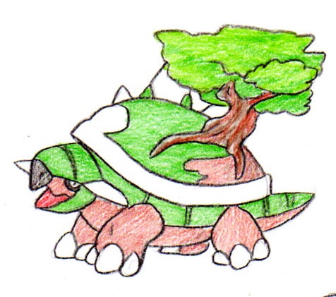 Torterra #389 by FudgemintGuardian