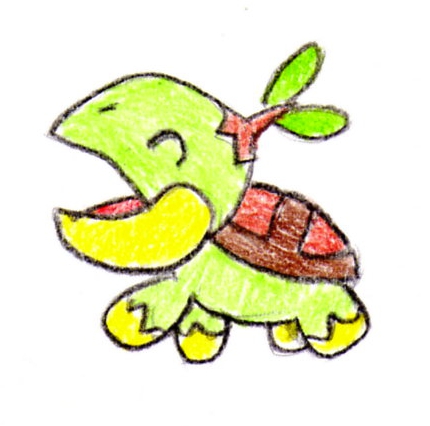 Turtwig #387 by FudgemintGuardian