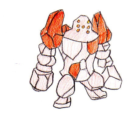 Regirock #377 by FudgemintGuardian