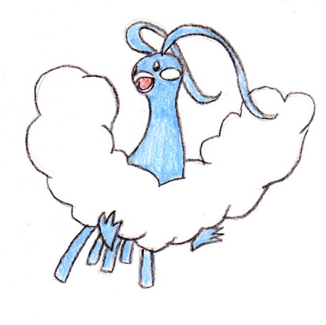 Altaria #334 by FudgemintGuardian