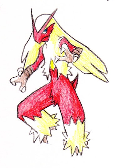 Blaziken #257 by FudgemintGuardian