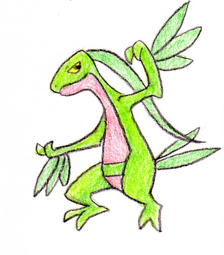 Grovyle #253 by FudgemintGuardian