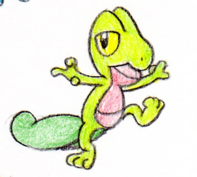 Treecko #252 by FudgemintGuardian