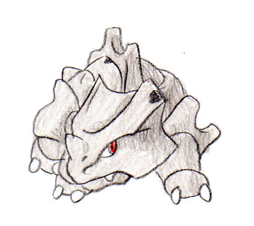 Rhyhorn #111 by FudgemintGuardian