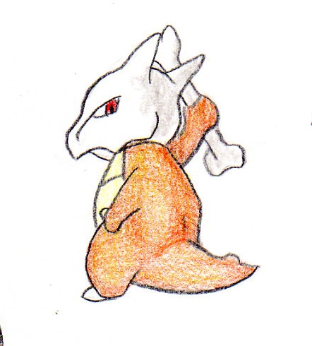 Marowak #105 by FudgemintGuardian