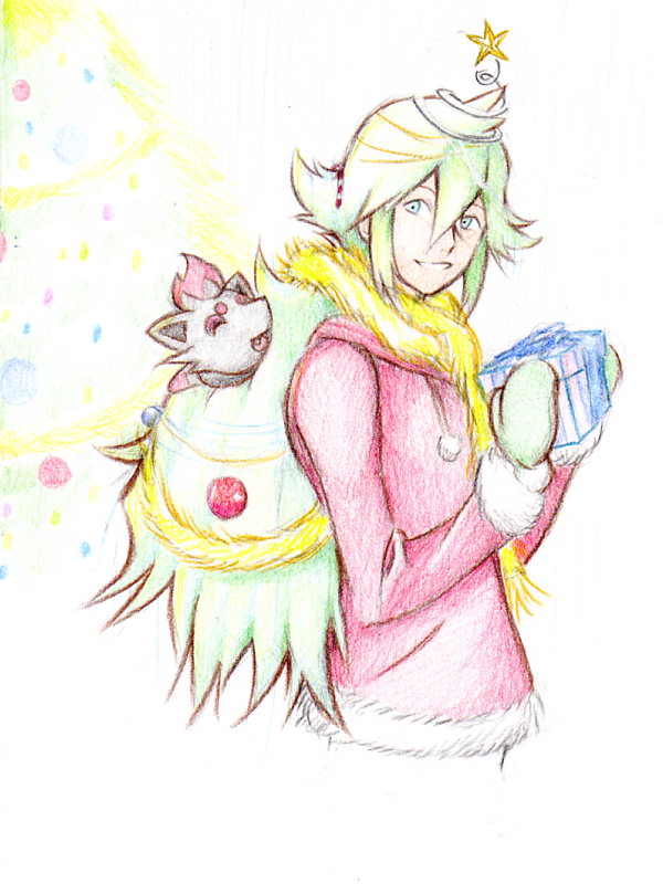 My Christmas pic of N by FudgemintGuardian