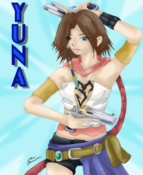 Gun-Slinger Yuna by FullMetalFreak
