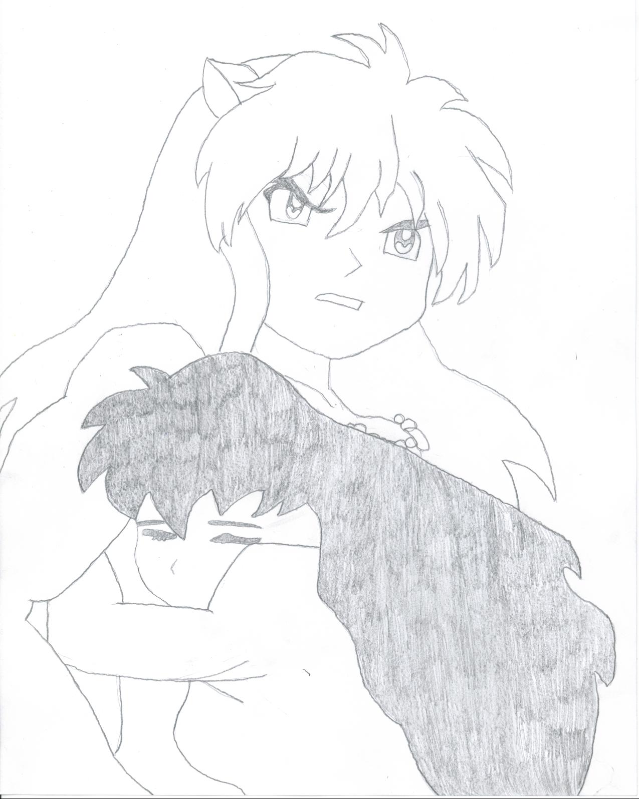 Inuyasha and Kagome by FullMetal_D