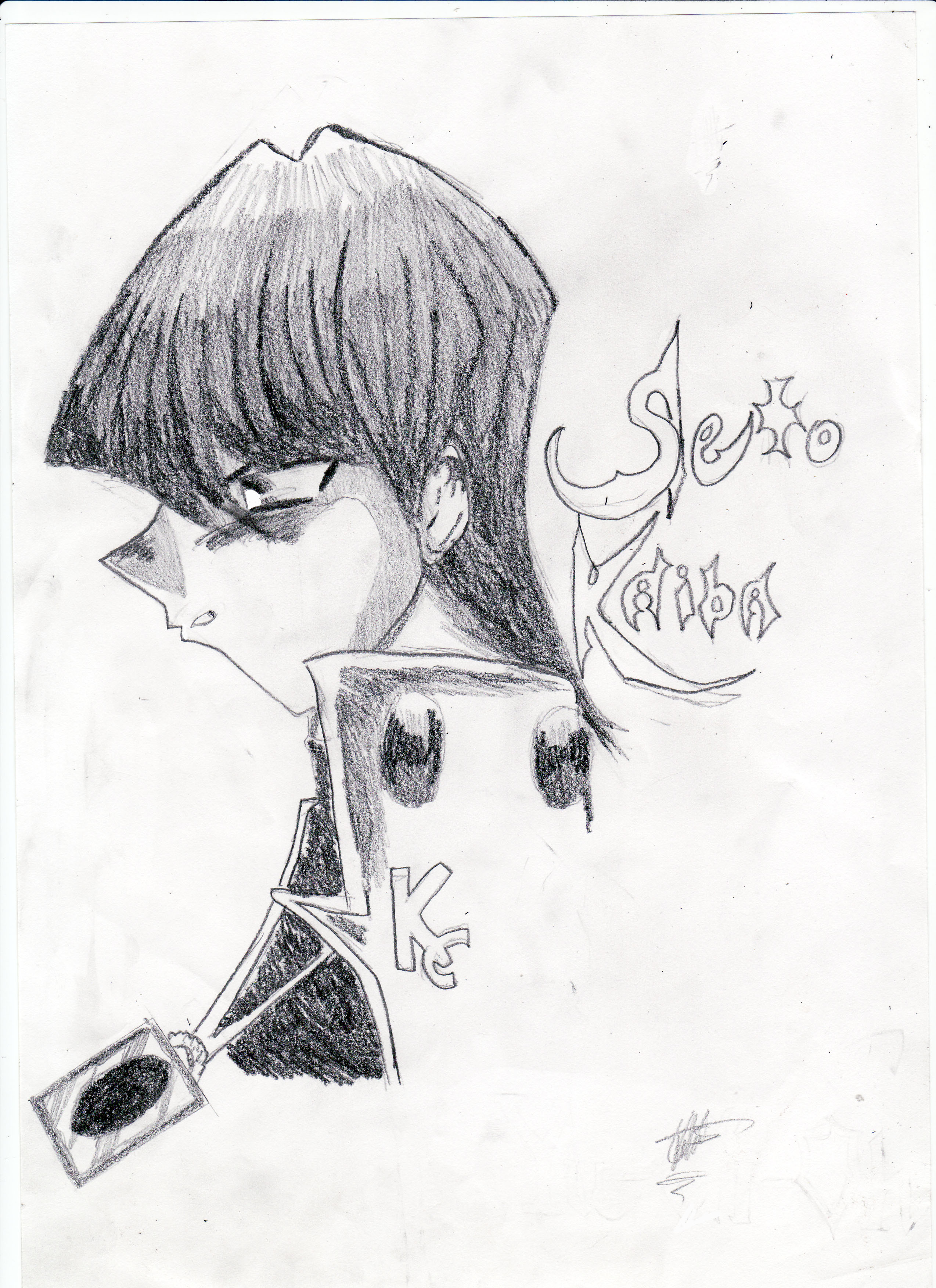 Seto Kaiba, Graphite by FullmetalDuelist