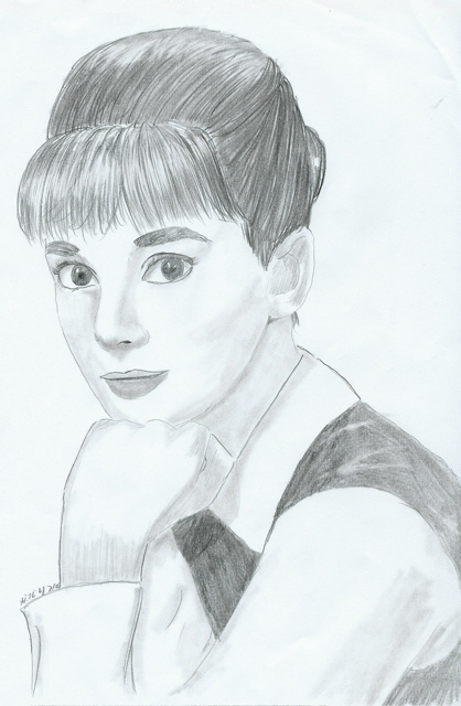 Audrey Hepburn by Fumie716