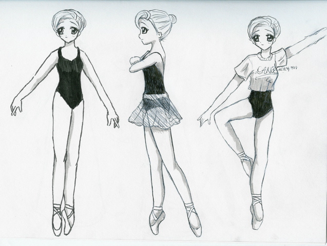 Ballerina Model Sheet 2 by Fumie716