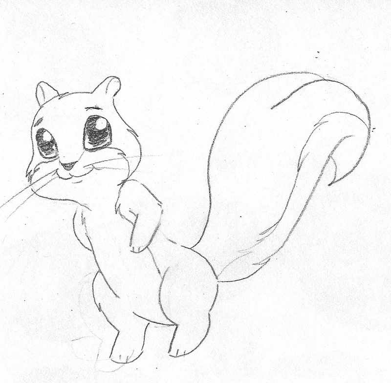 Kawaii Squirrel! by Fumie716