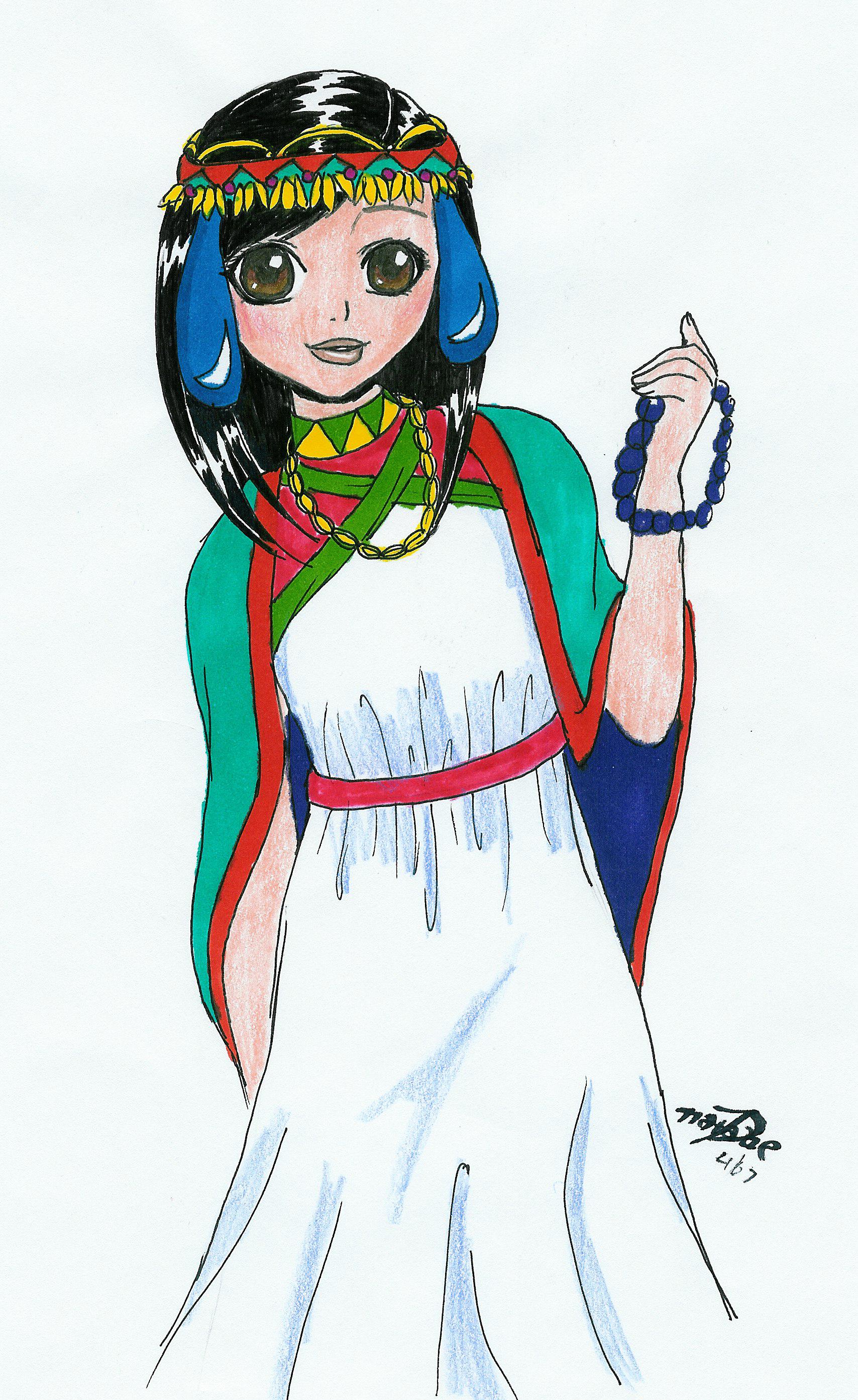 Mesopotamian/Sumerian girl by Fumie716