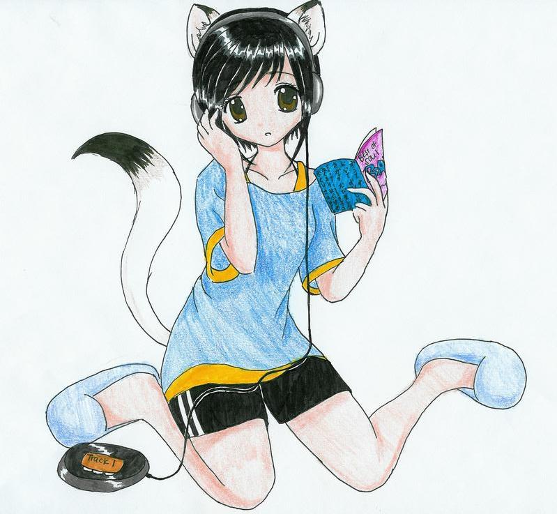 Neko Girl (for shadow-angel84's contest) by Fumie716