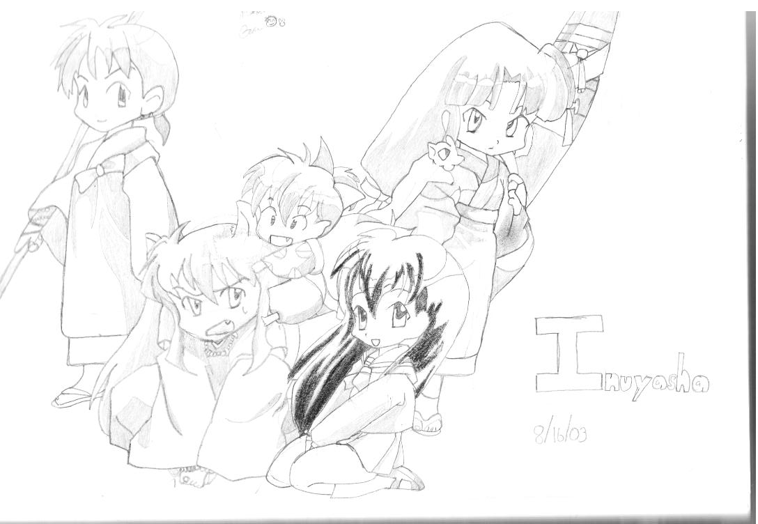 Chibi Gang from Inuyasha by Furfighter