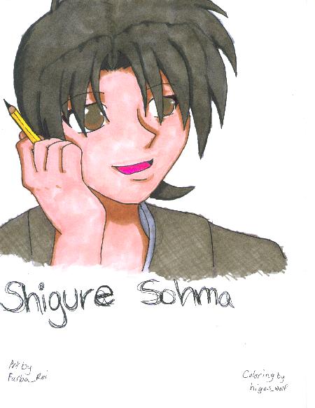 Thoughtful Shigure by Furuba_Rei