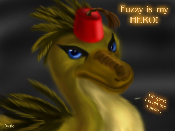 Fuzzy Raptor by Fyrsiel