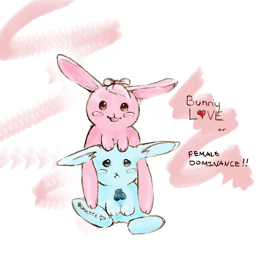 Bunny Love by faerwin