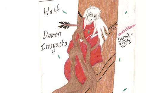 half demon inuyasha by fairy414