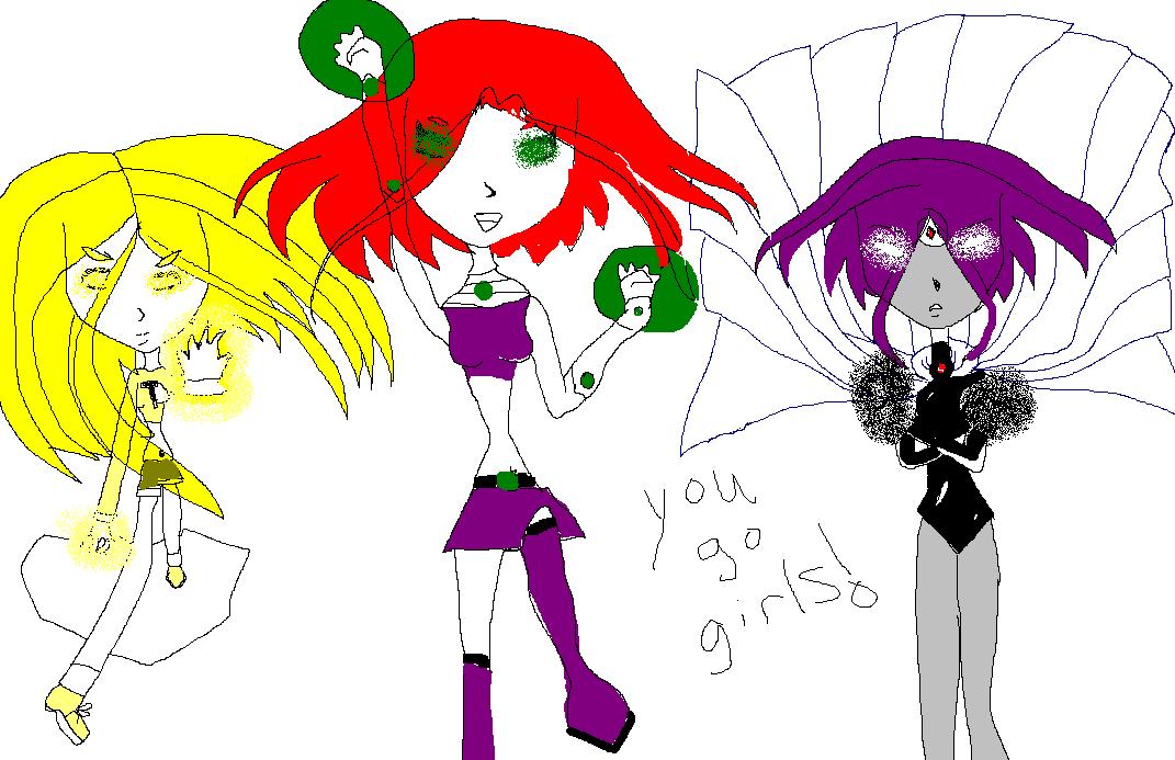 You go  teen titan girls! by fairylover101
