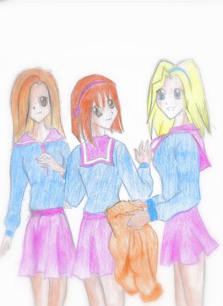Kairi, Atemulover and me! by fairywarrior