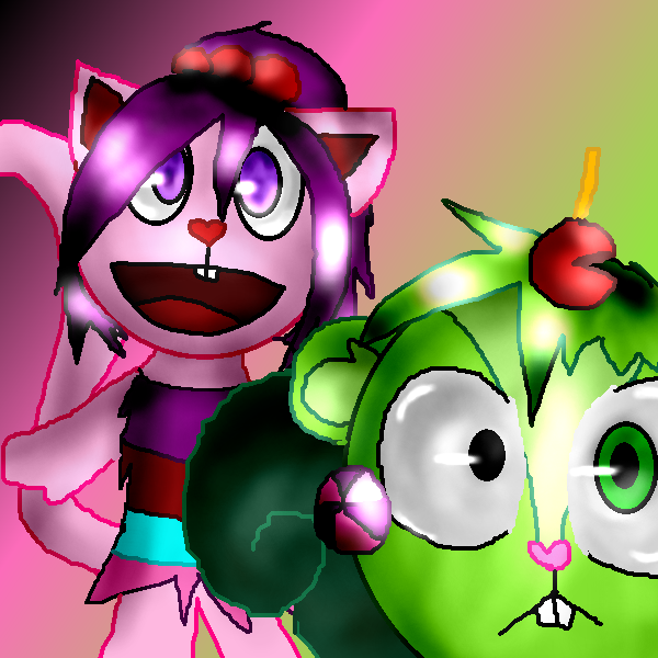 Candie and Nutty (For NuttyRulez) by fanart-freak