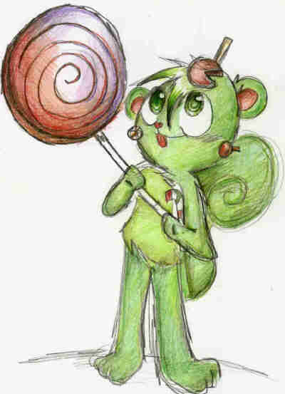 Nutty Likes His Lollipop =D by fanart-freak