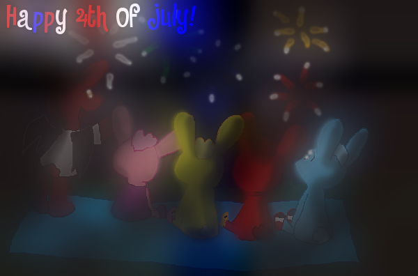 Cuddles' Family Goes Sees The Fireworks! by fanart-freak