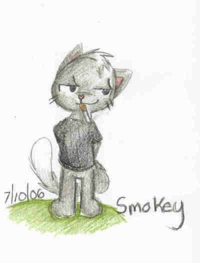 Smokey The Cat by fanart-freak