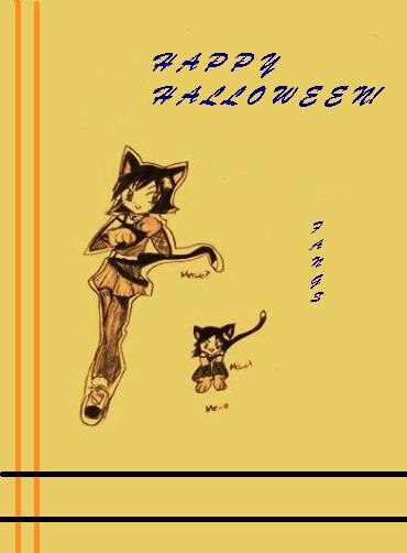 Happy early halloween Kitty style! by fangsyyhinufan1026