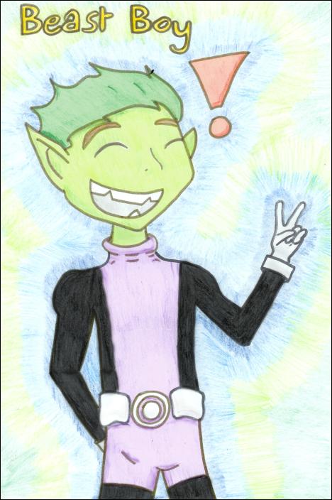  a pic of Beast Boy by fart_squisher